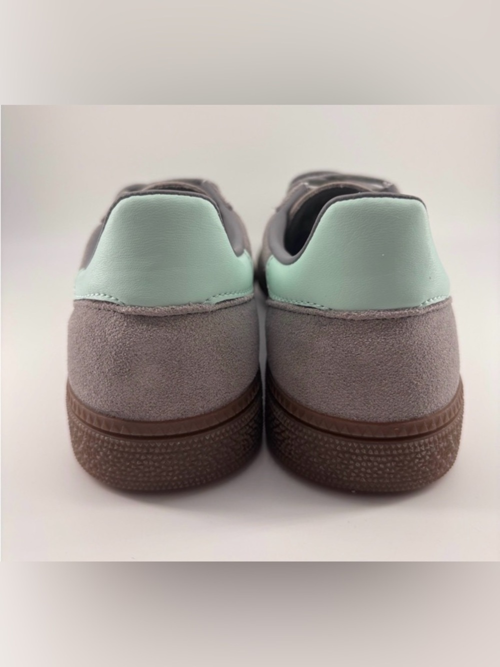 NWT Adidas Womens Handball Spezial Gray Mint Suede Sneakers Size 6.5 (w 8.5) - Picture 4 of 6